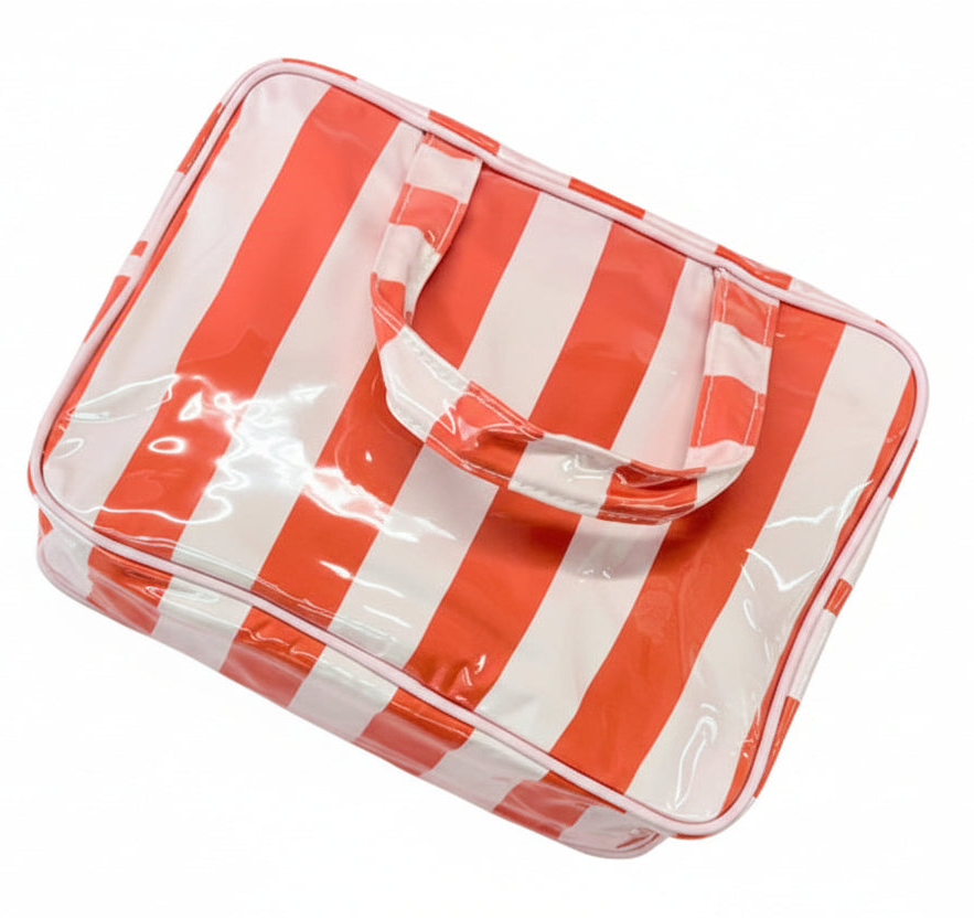 Getaway Glam Pink/Orange Cosmetic Bag
