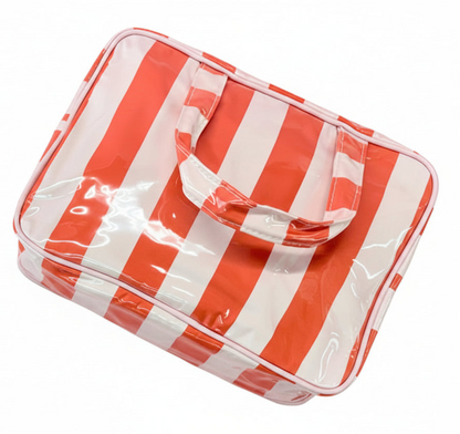 Getaway Glam Pink/Orange Cosmetic Bag