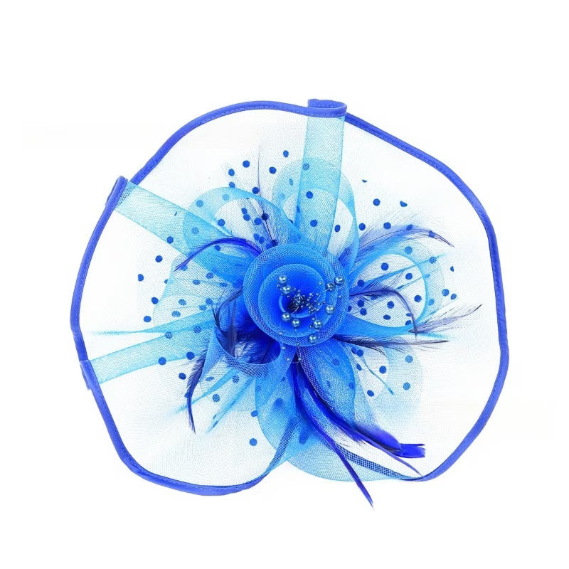Triple Crown Blue Fascinator
