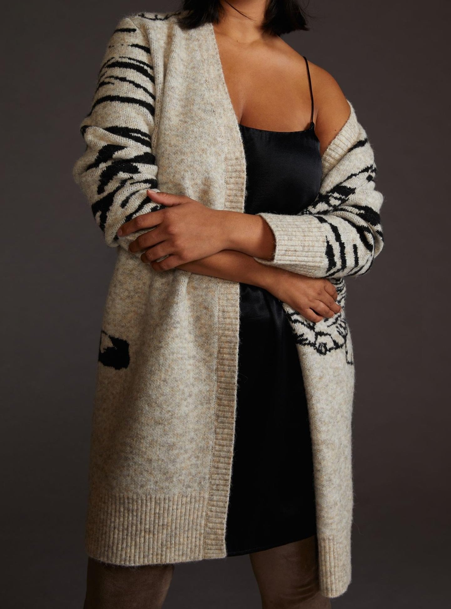 Kyana White Beach Cardigan