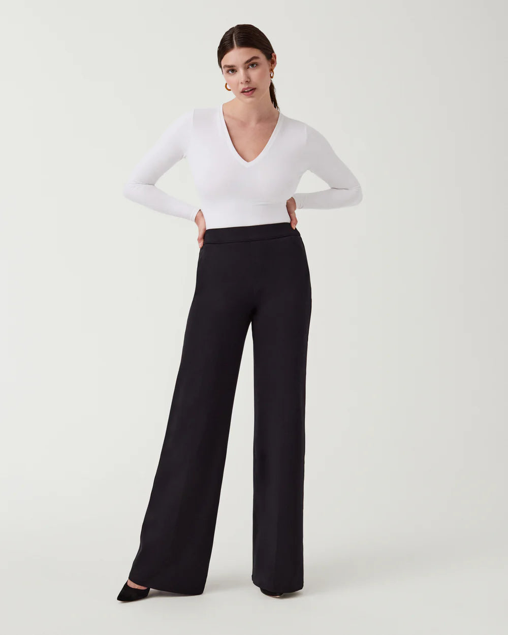 The Perfect Pant  Wide Leg Black Pants