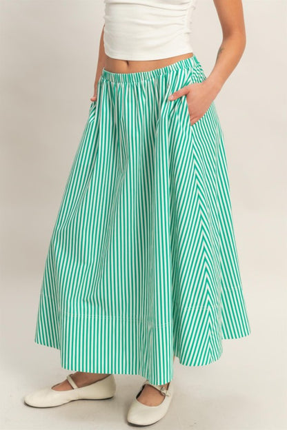 Peace of Mind Green Skirt
