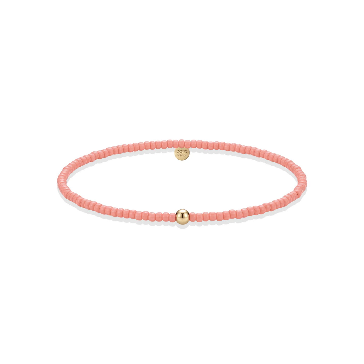 Day Dream Coral 14K Gold Filled Beaded Bracelet