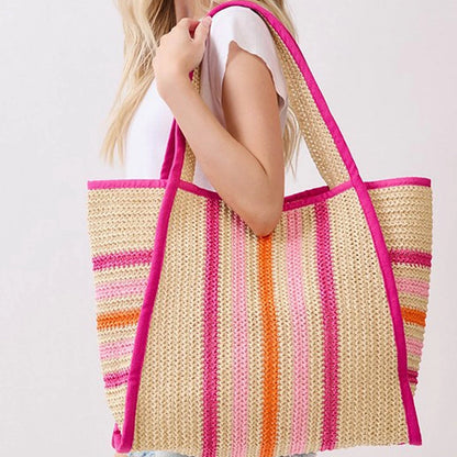 Seaside Escape Pink Tote Bag