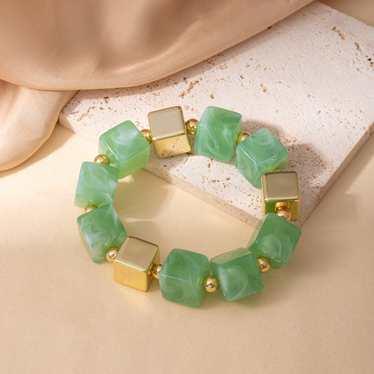 Modern Luxe Green Bracelet
