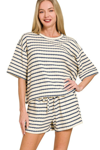 Pretty Linear Denim Set