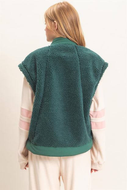The Ellis Green Vest