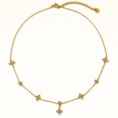 Aveline Floral Chain Necklace