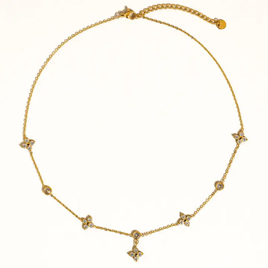 Aveline Floral Chain Necklace