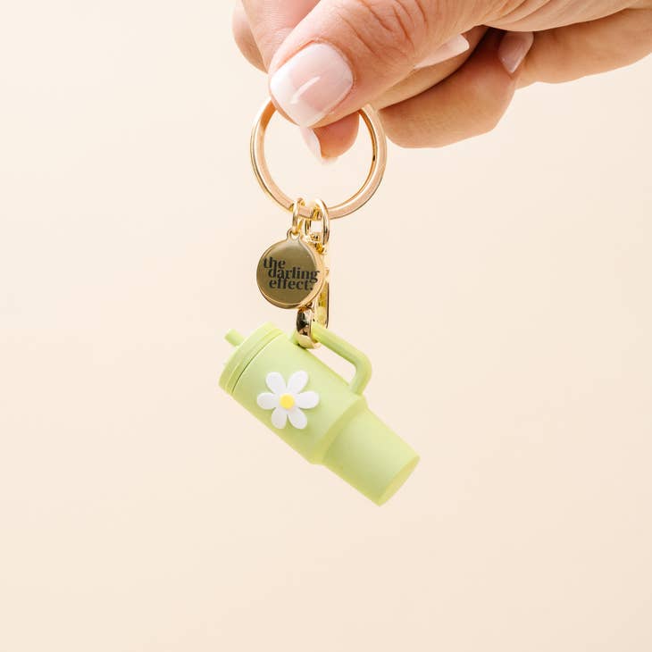 Tiny Tumbler Green Keychain