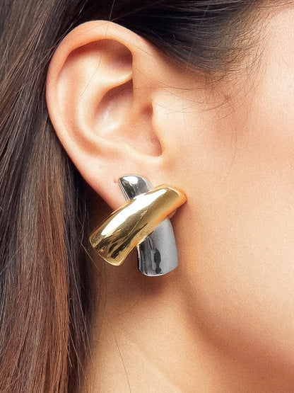 Tiphanie Mixed Metal Earring