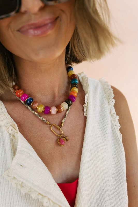 Happy Heart Cord Necklace