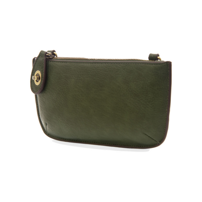 Mini Crossbody Hunter Green Wristlet Clutch