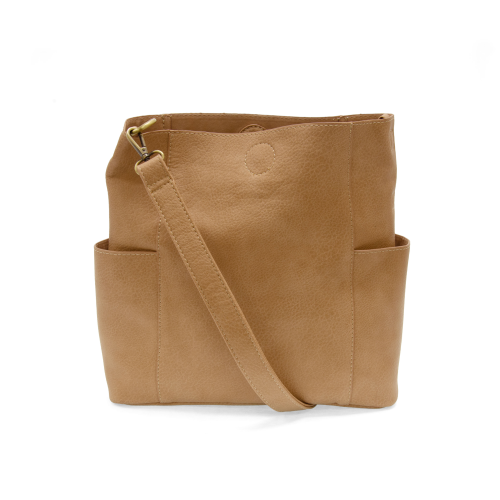 Kayleigh Tan Side Pocket Bucket Bag