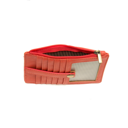 Penny Living Coral Mini Travel Wallet