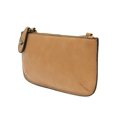 Mini Crossbody Golden Oak Wristlet Clutch