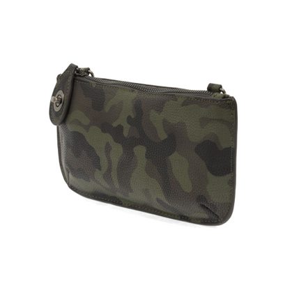 Mini Crossbody Camo Wristlet Clutch