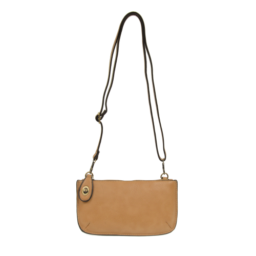 Mini Crossbody Golden Oak Wristlet Clutch