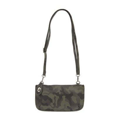 Mini Crossbody Camo Wristlet Clutch