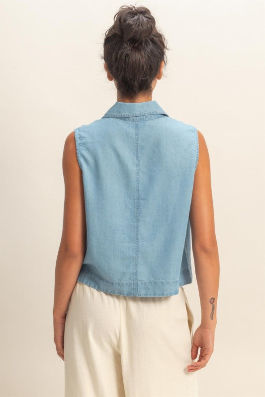 Ready to Go Light Blue Top