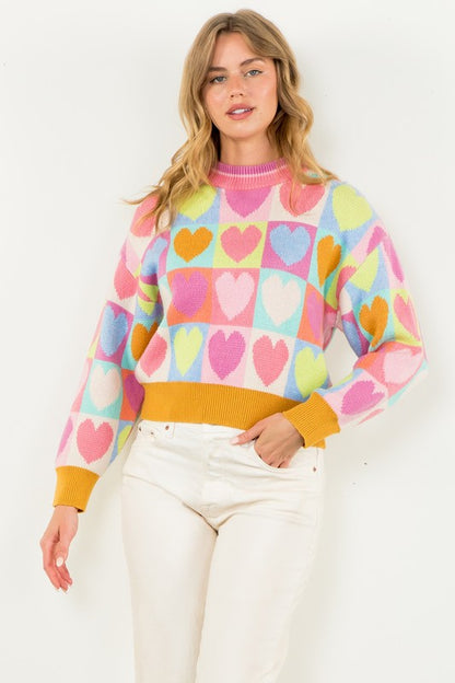 Colors of the Heart Sweater