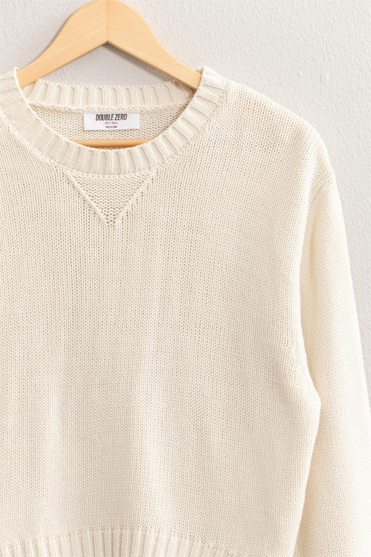 Comfortable Charm Cream Sweater