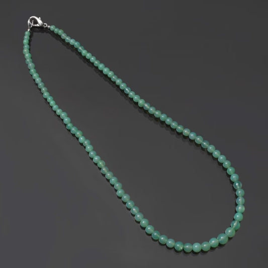 Simply Serene Small Green Necklace