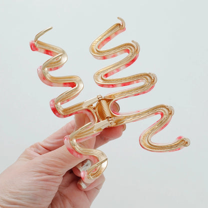 Willow Large Rose Metal Hair Clip