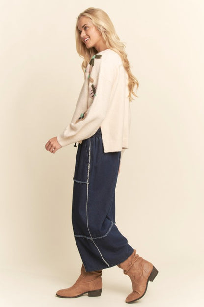 Looking Back Cream Sweater