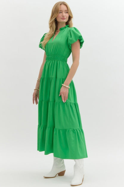 Fashion Forward Kelly Green Dress