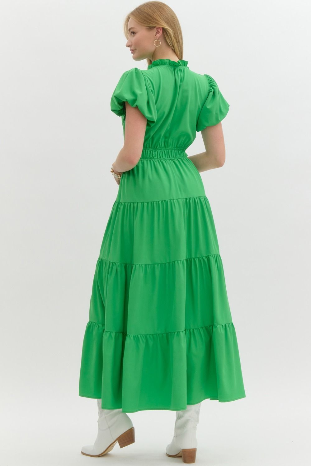 Fashion Forward Kelly Green Dress