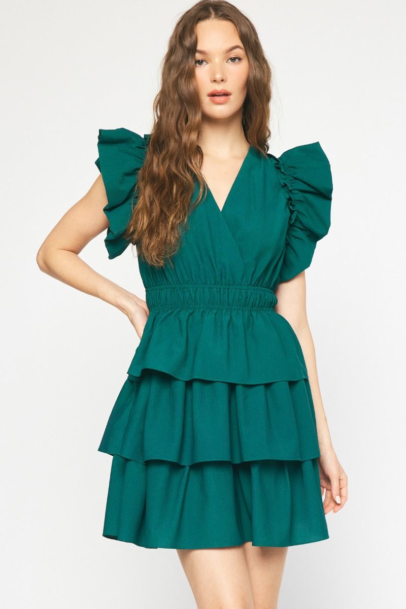Decisions To Make Hunter Green Dress