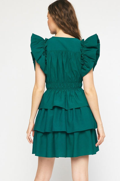 Decisions To Make Hunter Green Dress