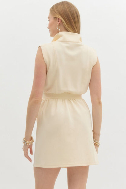 Finding Comfort Cream Dress