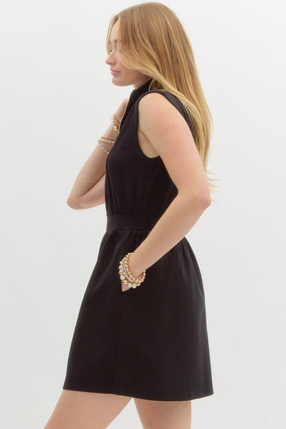 Finding Comfort Black Dress