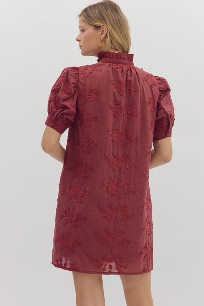 Ballet Recital Burgundy Dress