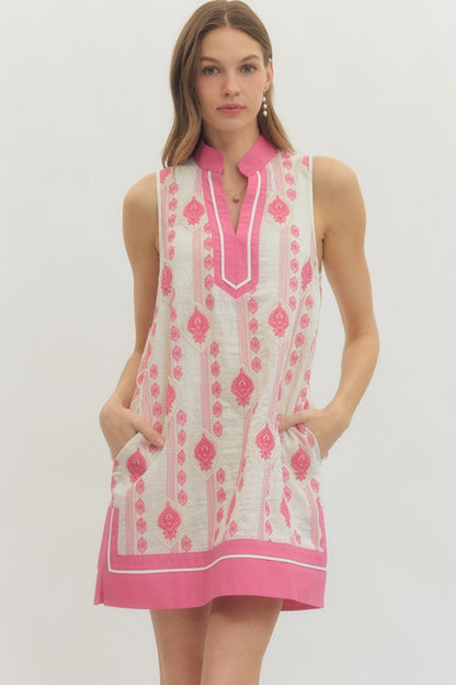 On The Level Pink Dress