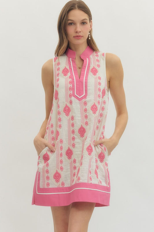 On The Level Pink Dress