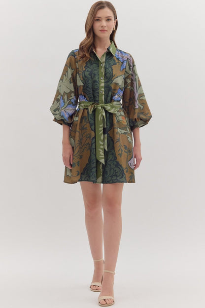 Botanical Whispers Dress