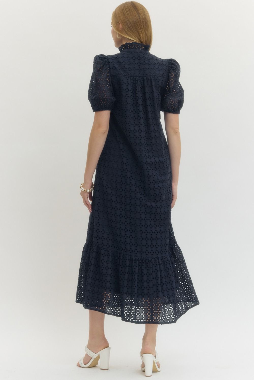 Sweet Memories Navy Dress
