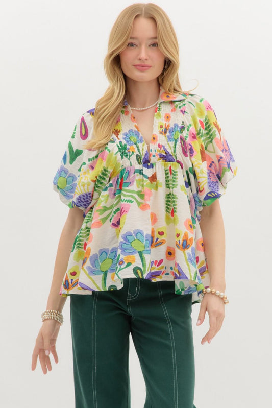 Vivid Vines Top
