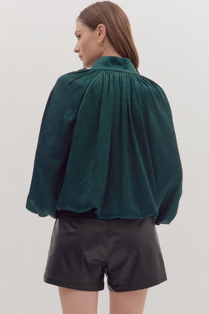 in Case You Forgot Hunter Green Top