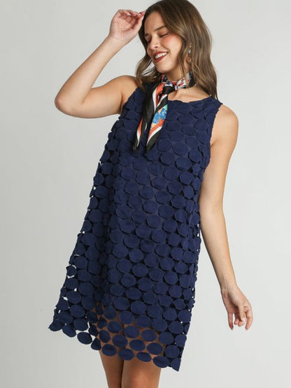 Midnight Melodies Navy Dress