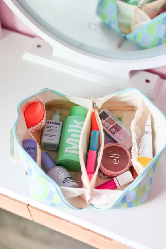 Hold All Make Up Watercolor Bag