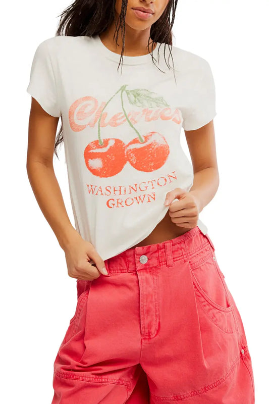 Nova Cherry Combo Graphic Tee