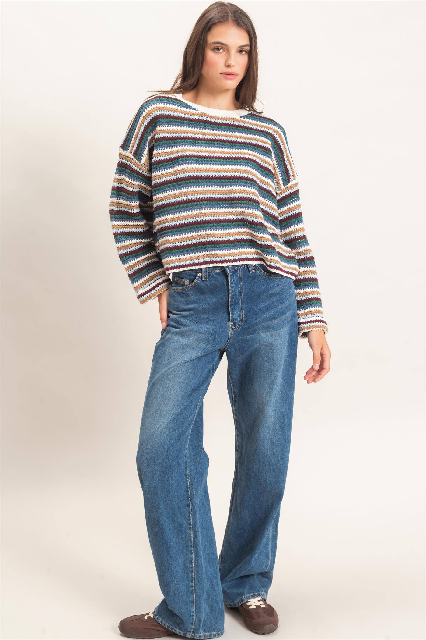 Straight To It Sweater