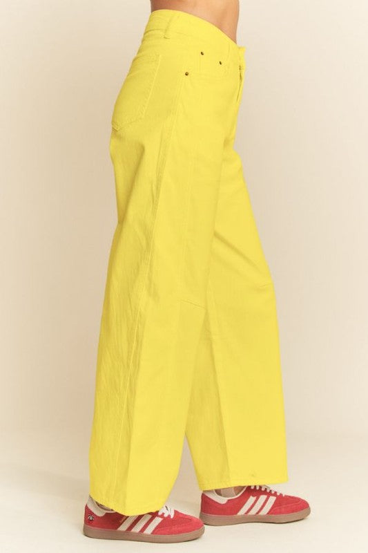 Making a Statement Yellow Pant