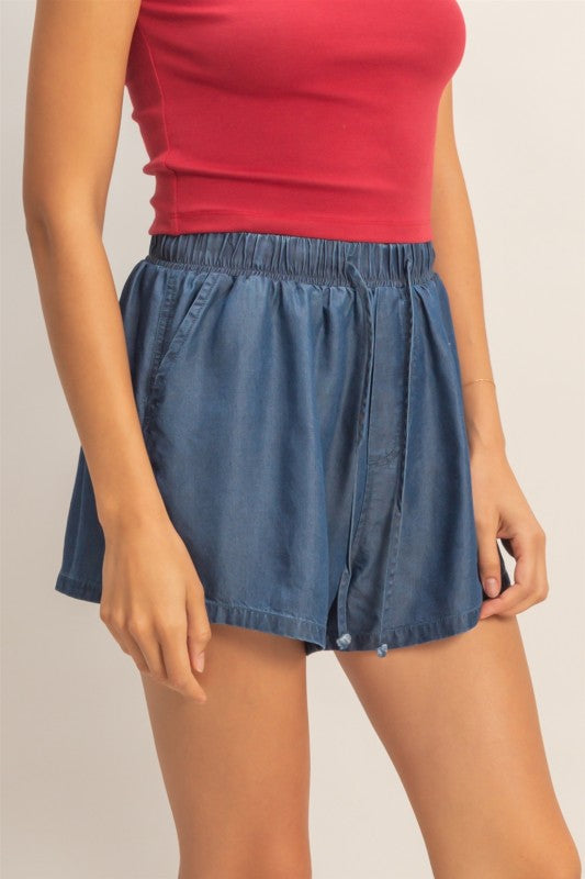 Making Choices Dark Blue Shorts