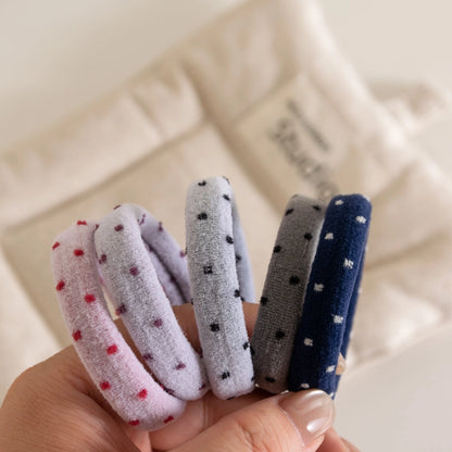 Polka Dot Hair Ties Set