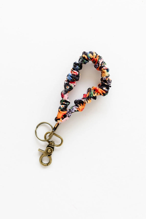 Groovy Floral Keychain